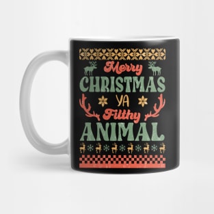 Merry Christmas Ya Filthy Animal Sublimation Mug